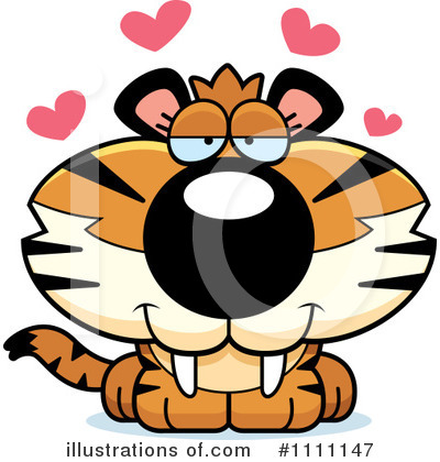 Royalty-Free (RF) Tiger Clipart Illustration by Cory Thoman - Stock Sample #1111147