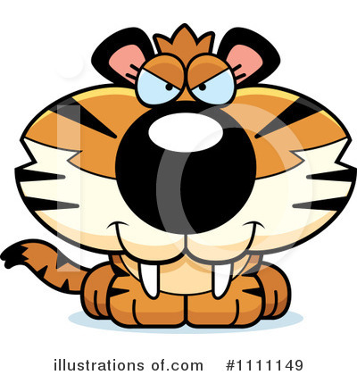 Royalty-Free (RF) Tiger Clipart Illustration by Cory Thoman - Stock Sample #1111149