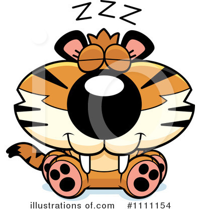 Royalty-Free (RF) Tiger Clipart Illustration by Cory Thoman - Stock Sample #1111154