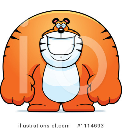 Tiger Clipart #1114693 by Cory Thoman
