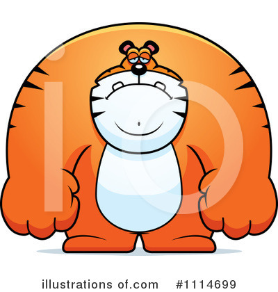 Royalty-Free (RF) Tiger Clipart Illustration by Cory Thoman - Stock Sample #1114699