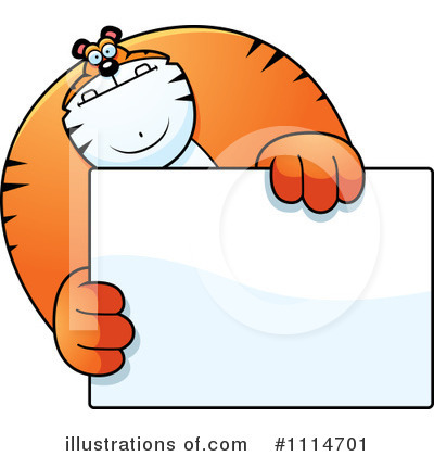 Royalty-Free (RF) Tiger Clipart Illustration by Cory Thoman - Stock Sample #1114701