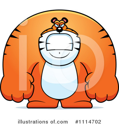 Royalty-Free (RF) Tiger Clipart Illustration by Cory Thoman - Stock Sample #1114702