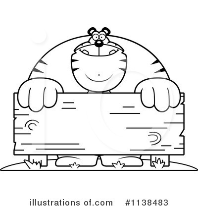 Royalty-Free (RF) Tiger Clipart Illustration by Cory Thoman - Stock Sample #1138483