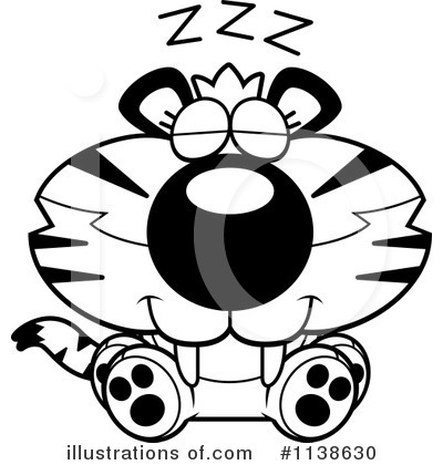 Royalty-Free (RF) Tiger Clipart Illustration by Cory Thoman - Stock Sample #1138630