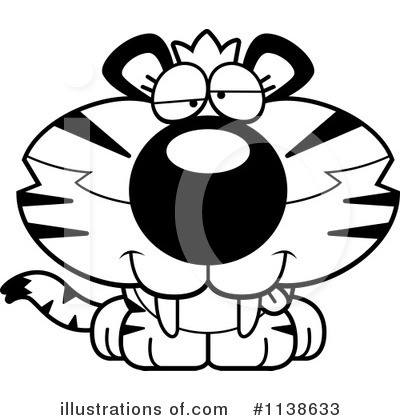 Royalty-Free (RF) Tiger Clipart Illustration by Cory Thoman - Stock Sample #1138633