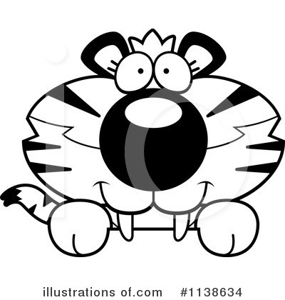 Royalty-Free (RF) Tiger Clipart Illustration by Cory Thoman - Stock Sample #1138634