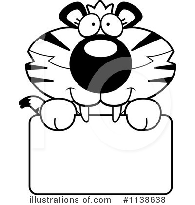 Royalty-Free (RF) Tiger Clipart Illustration by Cory Thoman - Stock Sample #1138638