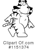 Tiger Clipart #1151374 by Cory Thoman