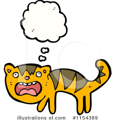 Royalty-Free (RF) Tiger Clipart Illustration by lineartestpilot - Stock Sample #1154389