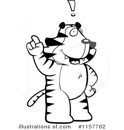 Royalty-Free (RF) Tiger Clipart Illustration by Cory Thoman - Stock Sample #1157702