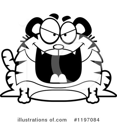Royalty-Free (RF) Tiger Clipart Illustration by Cory Thoman - Stock Sample #1197084