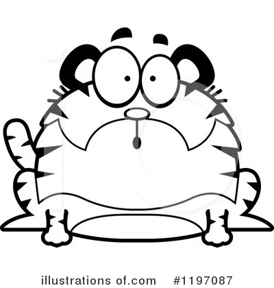 Royalty-Free (RF) Tiger Clipart Illustration by Cory Thoman - Stock Sample #1197087