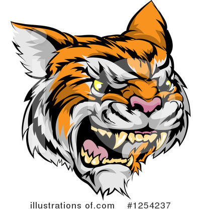 Tiger Clipart #1254237 by AtStockIllustration