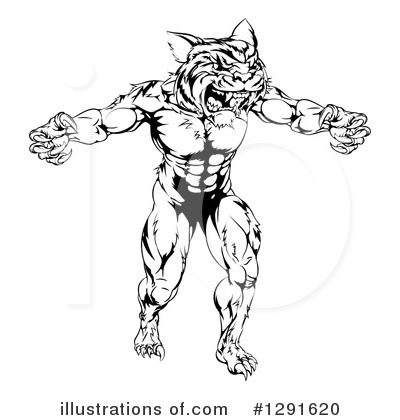 Royalty-Free (RF) Tiger Clipart Illustration by AtStockIllustration - Stock Sample #1291620
