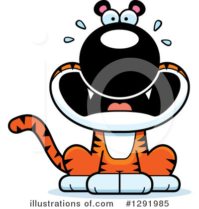 Royalty-Free (RF) Tiger Clipart Illustration by Cory Thoman - Stock Sample #1291985