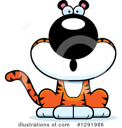 Royalty-Free (RF) Tiger Clipart Illustration by Cory Thoman - Stock Sample #1291986