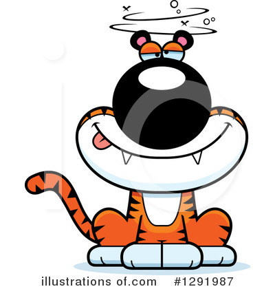 Royalty-Free (RF) Tiger Clipart Illustration by Cory Thoman - Stock Sample #1291987