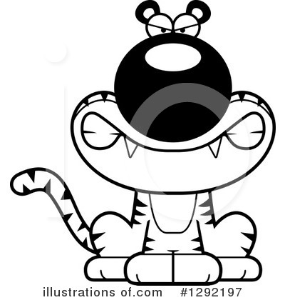 Royalty-Free (RF) Tiger Clipart Illustration by Cory Thoman - Stock Sample #1292197