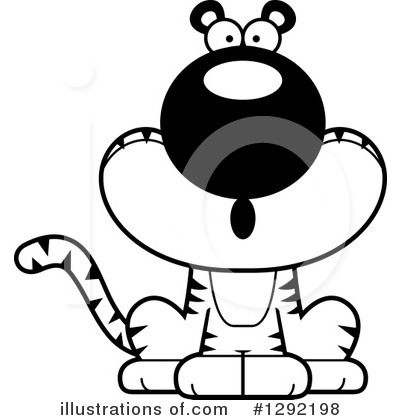 Royalty-Free (RF) Tiger Clipart Illustration by Cory Thoman - Stock Sample #1292198