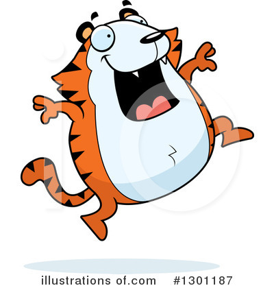 Royalty-Free (RF) Tiger Clipart Illustration by Cory Thoman - Stock Sample #1301187