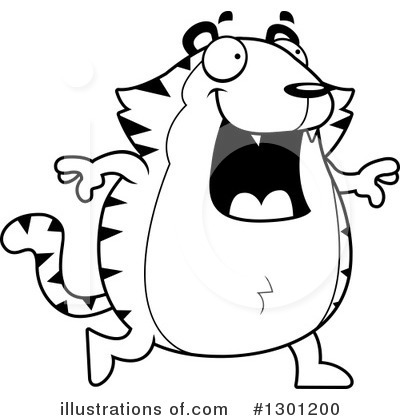 Royalty-Free (RF) Tiger Clipart Illustration by Cory Thoman - Stock Sample #1301200