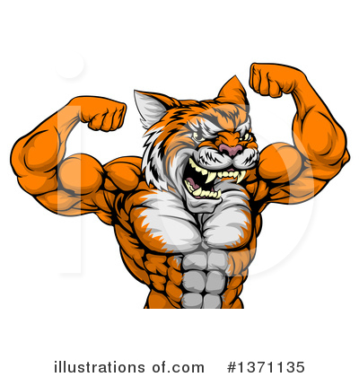 Tiger Clipart #1371135 by AtStockIllustration