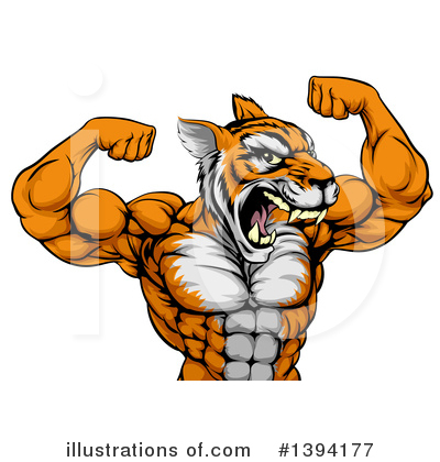 Tiger Clipart #1394177 by AtStockIllustration