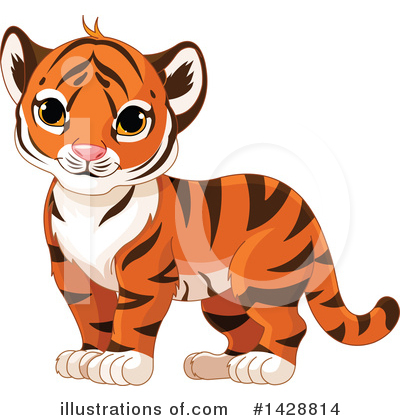 Tiger Clipart #1428814 by Pushkin