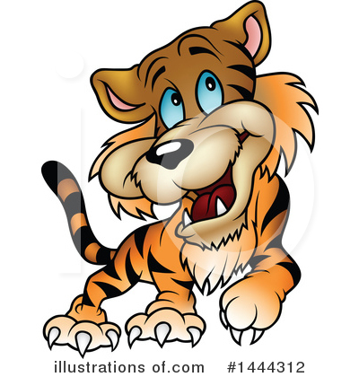 Royalty-Free (RF) Tiger Clipart Illustration by dero - Stock Sample #1444312