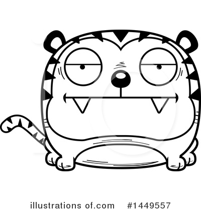 Royalty-Free (RF) Tiger Clipart Illustration by Cory Thoman - Stock Sample #1449557