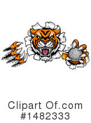 Tiger Clipart #1482333 by AtStockIllustration