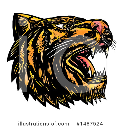 Tiger Clipart #1487524 by patrimonio