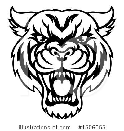 Royalty-Free (RF) Tiger Clipart Illustration by AtStockIllustration - Stock Sample #1506055