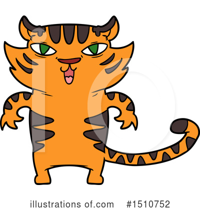 Royalty-Free (RF) Tiger Clipart Illustration by lineartestpilot - Stock Sample #1510752