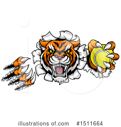 Royalty-Free (RF) Tiger Clipart Illustration by AtStockIllustration - Stock Sample #1511664