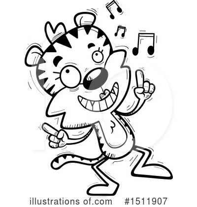 Royalty-Free (RF) Tiger Clipart Illustration by Cory Thoman - Stock Sample #1511907