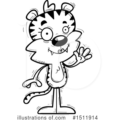 Royalty-Free (RF) Tiger Clipart Illustration by Cory Thoman - Stock Sample #1511914