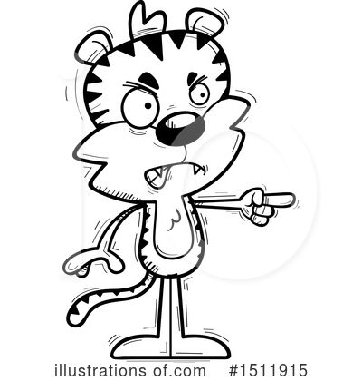 Royalty-Free (RF) Tiger Clipart Illustration by Cory Thoman - Stock Sample #1511915