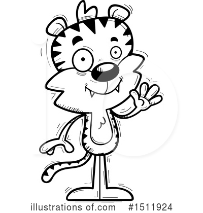 Royalty-Free (RF) Tiger Clipart Illustration by Cory Thoman - Stock Sample #1511924