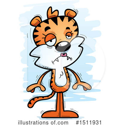 Royalty-Free (RF) Tiger Clipart Illustration by Cory Thoman - Stock Sample #1511931