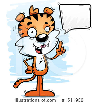 Royalty-Free (RF) Tiger Clipart Illustration by Cory Thoman - Stock Sample #1511932