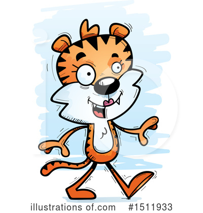 Royalty-Free (RF) Tiger Clipart Illustration by Cory Thoman - Stock Sample #1511933