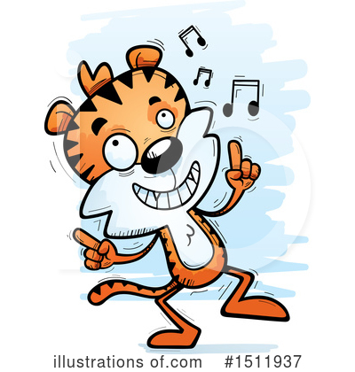 Royalty-Free (RF) Tiger Clipart Illustration by Cory Thoman - Stock Sample #1511937