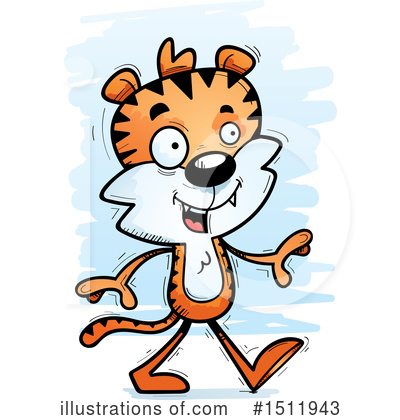 Royalty-Free (RF) Tiger Clipart Illustration by Cory Thoman - Stock Sample #1511943