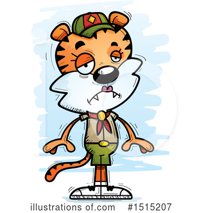 Royalty-Free (RF) Tiger Clipart Illustration by Cory Thoman - Stock Sample #1515207