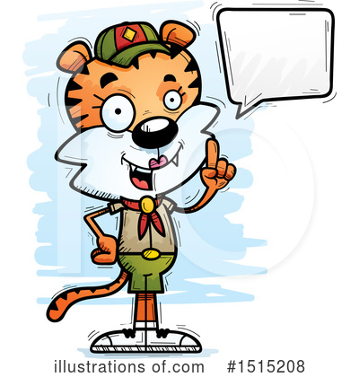 Royalty-Free (RF) Tiger Clipart Illustration by Cory Thoman - Stock Sample #1515208