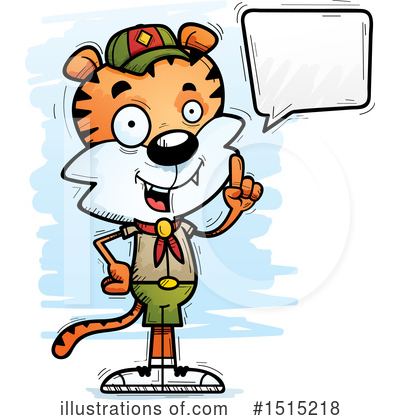 Tiger Clipart #1515218 by Cory Thoman