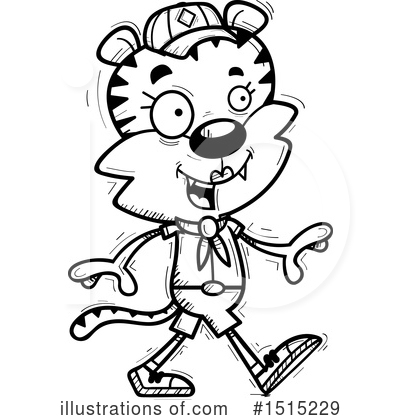 Royalty-Free (RF) Tiger Clipart Illustration by Cory Thoman - Stock Sample #1515229