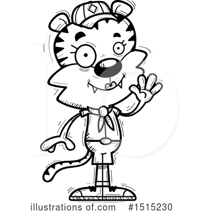 Royalty-Free (RF) Tiger Clipart Illustration by Cory Thoman - Stock Sample #1515230